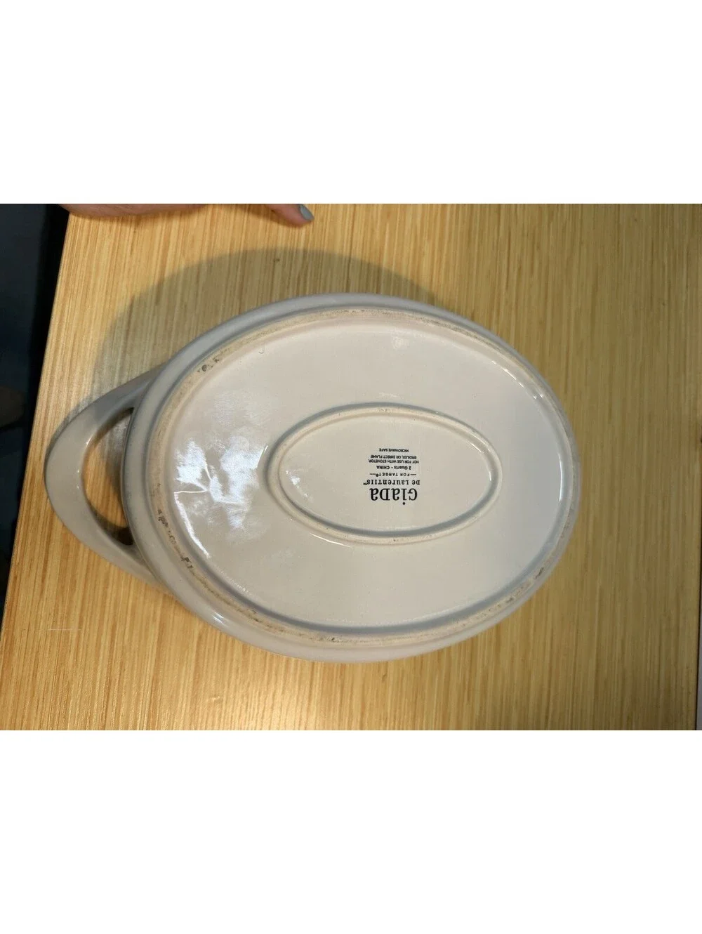 Giada De Laurentiis For Target 2 Quart Ceramic Oval Baker Stoneware *